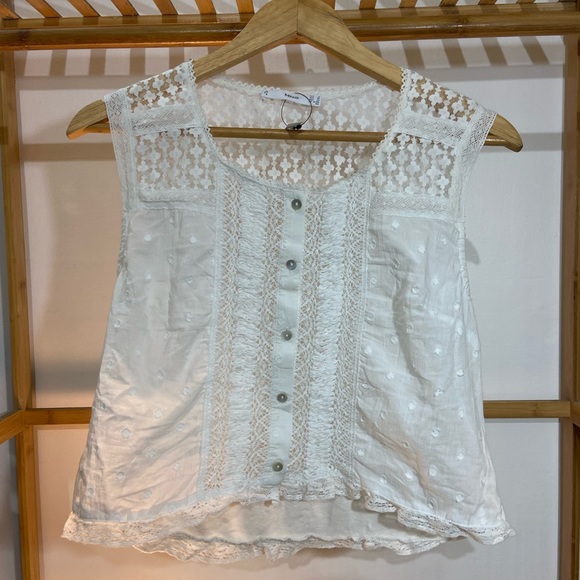 💜Mango Cotton Tops. Size- EUR S USA XS - Picture 5 of 7
